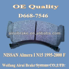 D668 NISSAN brake parts for Almera I N15 1995-2000 F